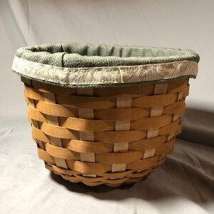 Longaberger Handcrafted Brown Basket